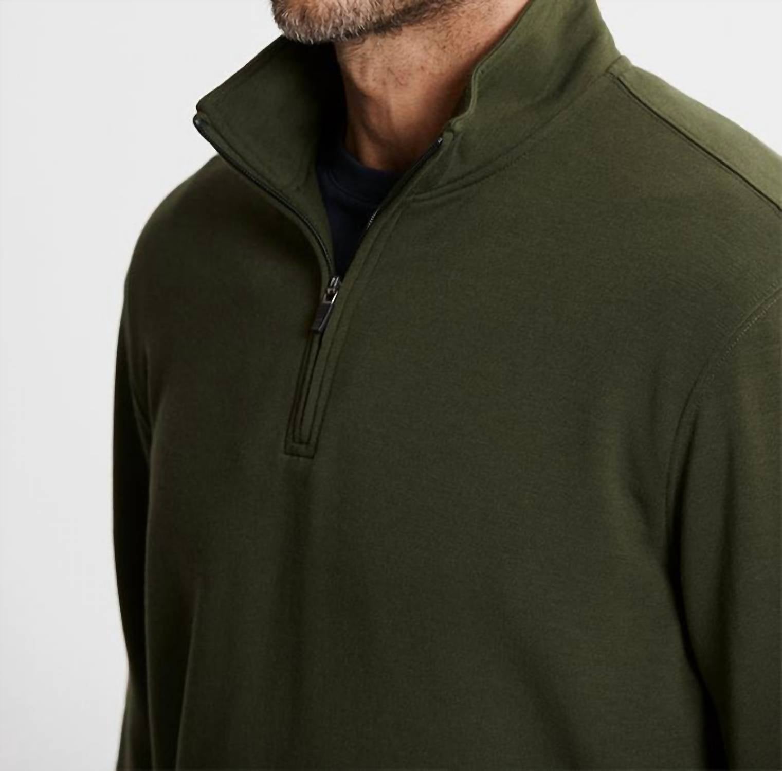 Jachs New York - Soft Touch Fleece Quarter Zip Pullover Sweater