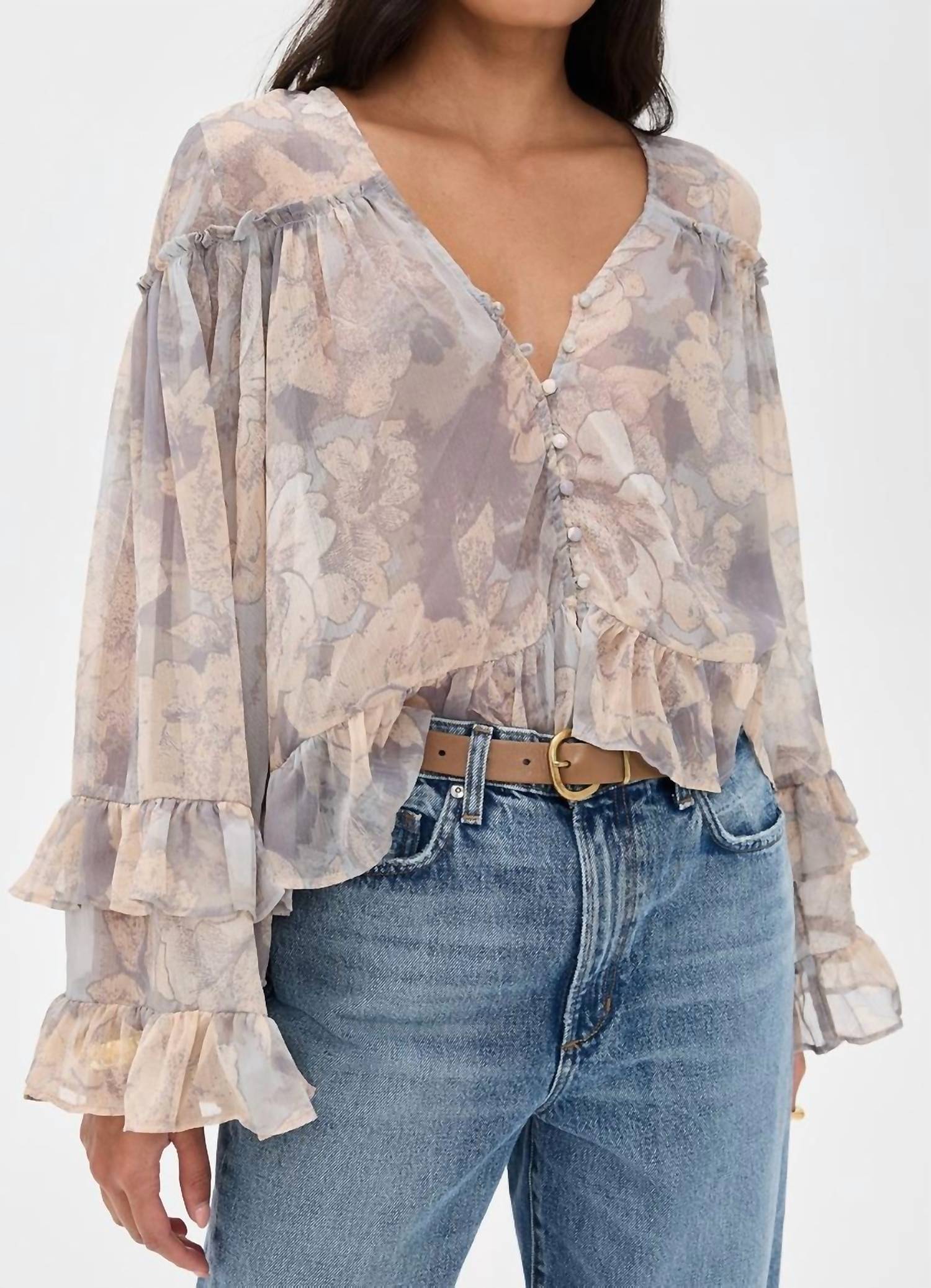 Free People - Day Dreaming Blouse Top