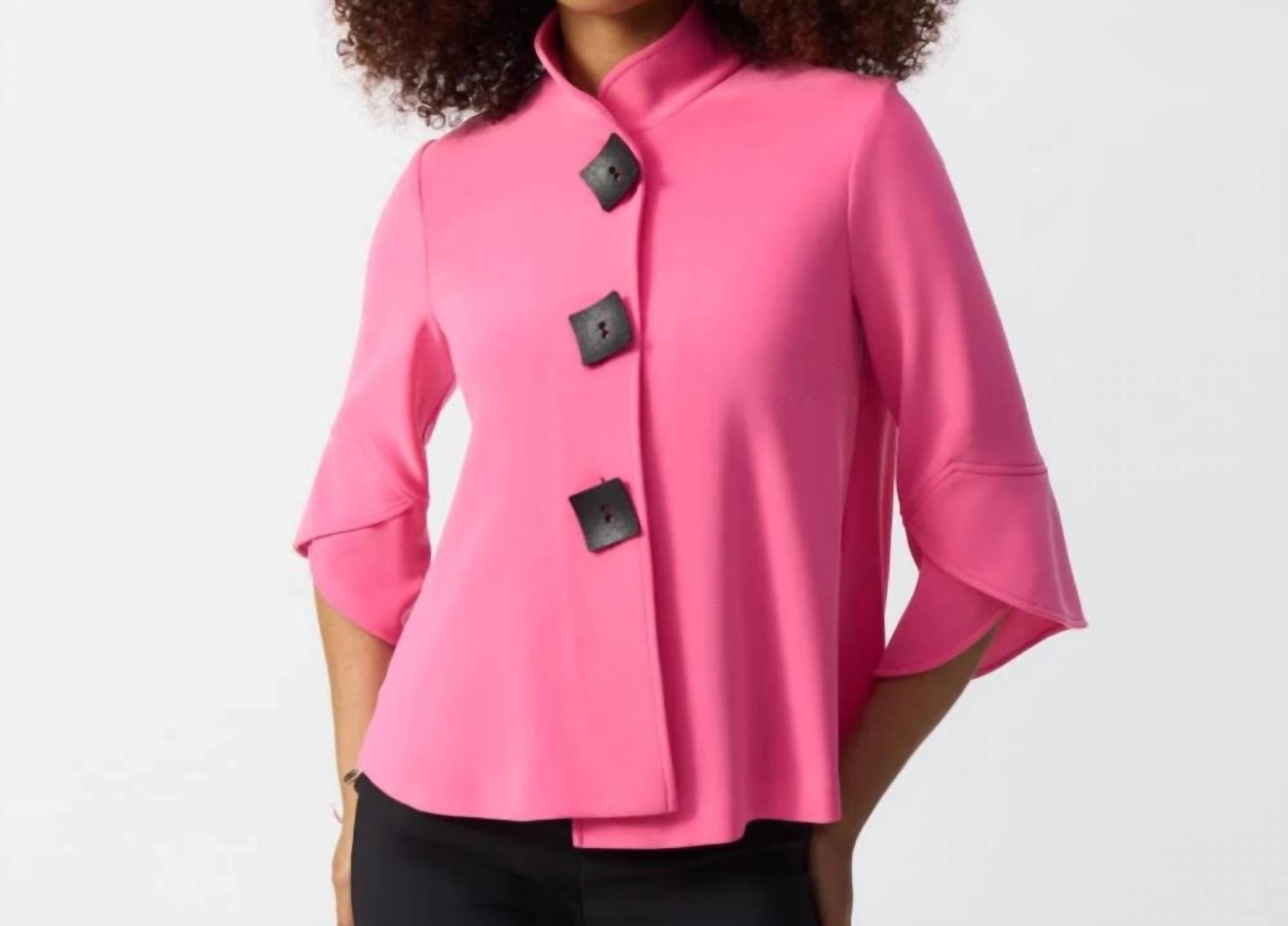 Joseph Ribkoff - Trapeze Button Jacket