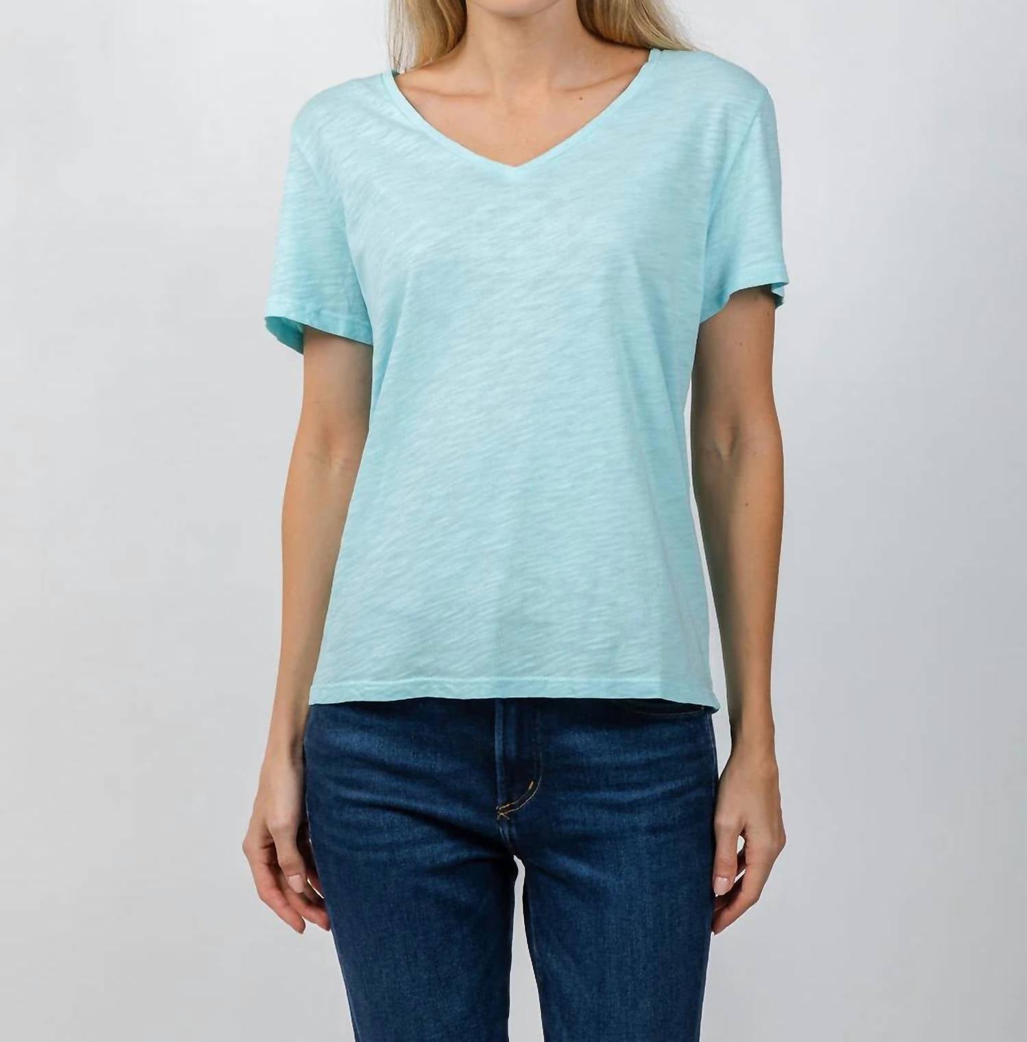 Elliott Lauren - Short Sleeve V-neck Tee