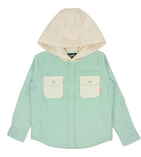 TINY WHALES Sprout Corduroy Jacket in seafoam natural corduroy - item - alternate view