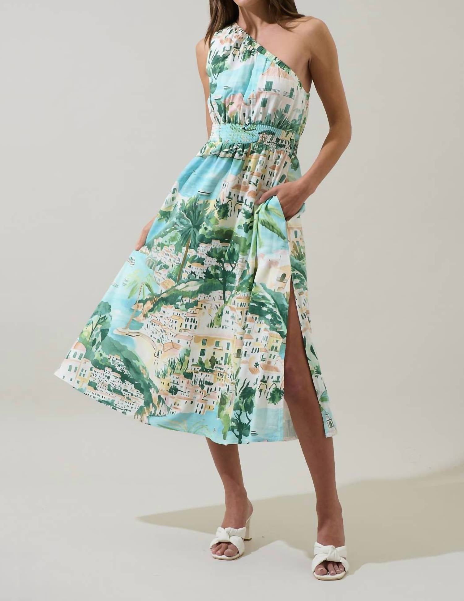 Sugarlips - Piti Town Islay Smocked Midi Dress