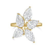 Diana M Jewels - Women's Pear & Marquise Lab-grown Diamond Fashion Ring (6.00 Ct) - Elegant