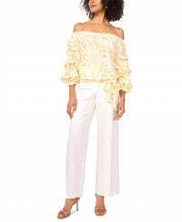 Vince Camuto - Floral Off-the-shoulder Blouse