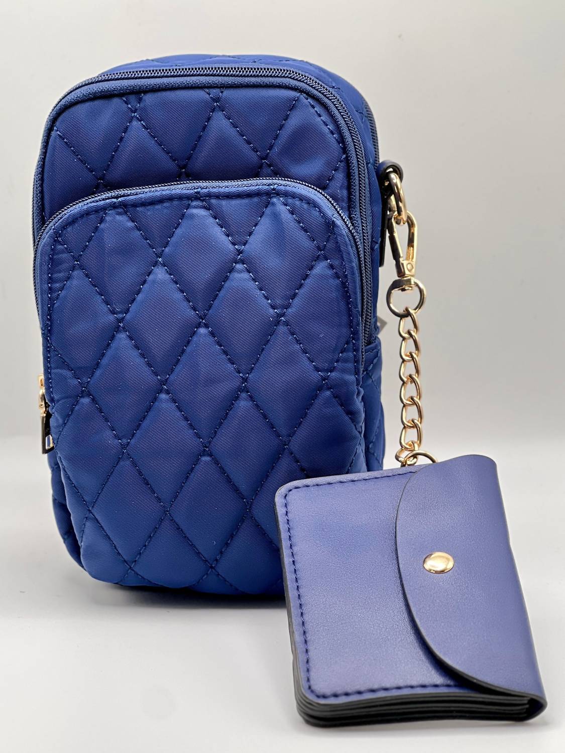 Jen & Co. - Women's Parker Vegan Quilted Crossbody Bag