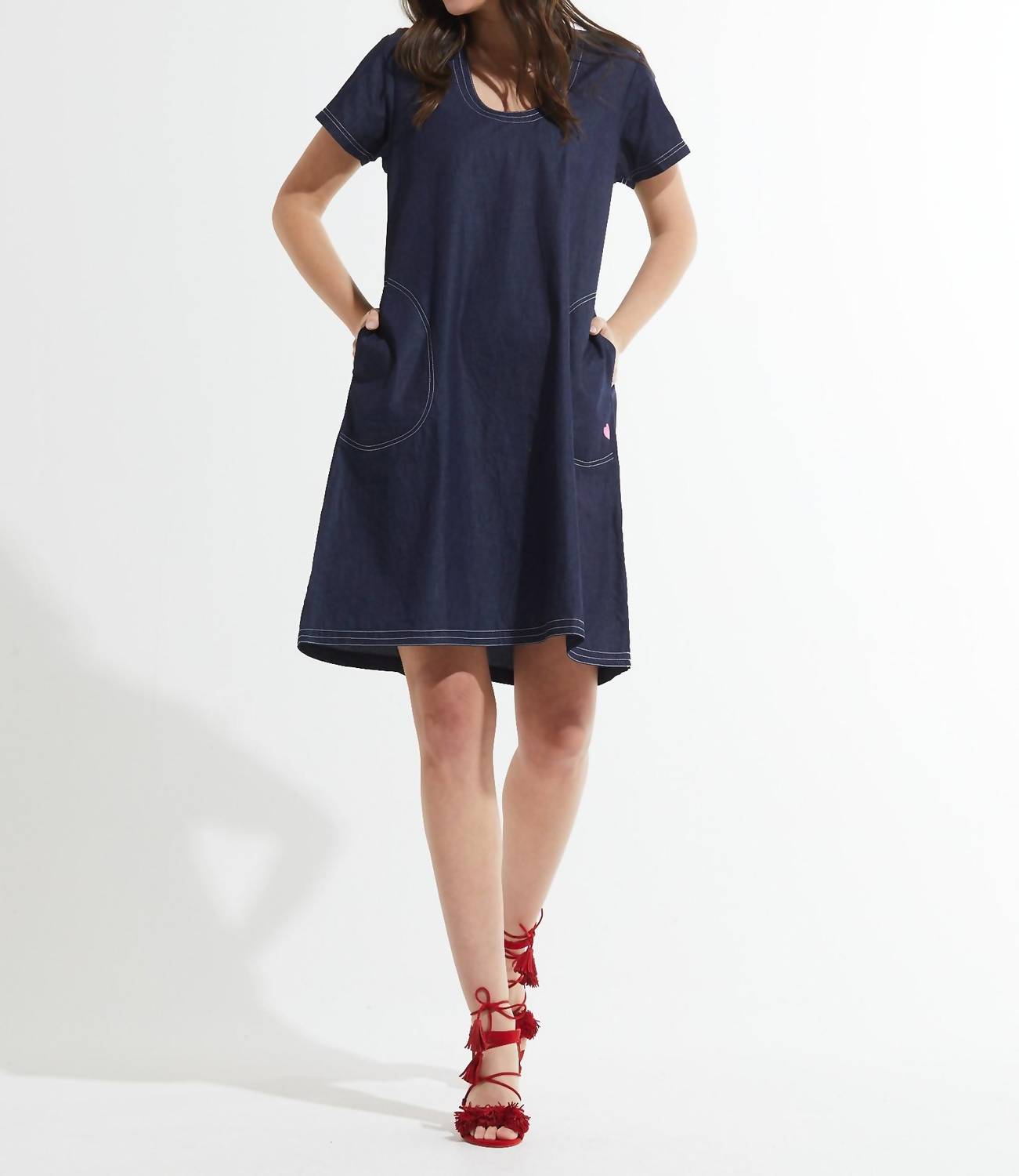 Zaket & Plover - Denim Pocket Dress