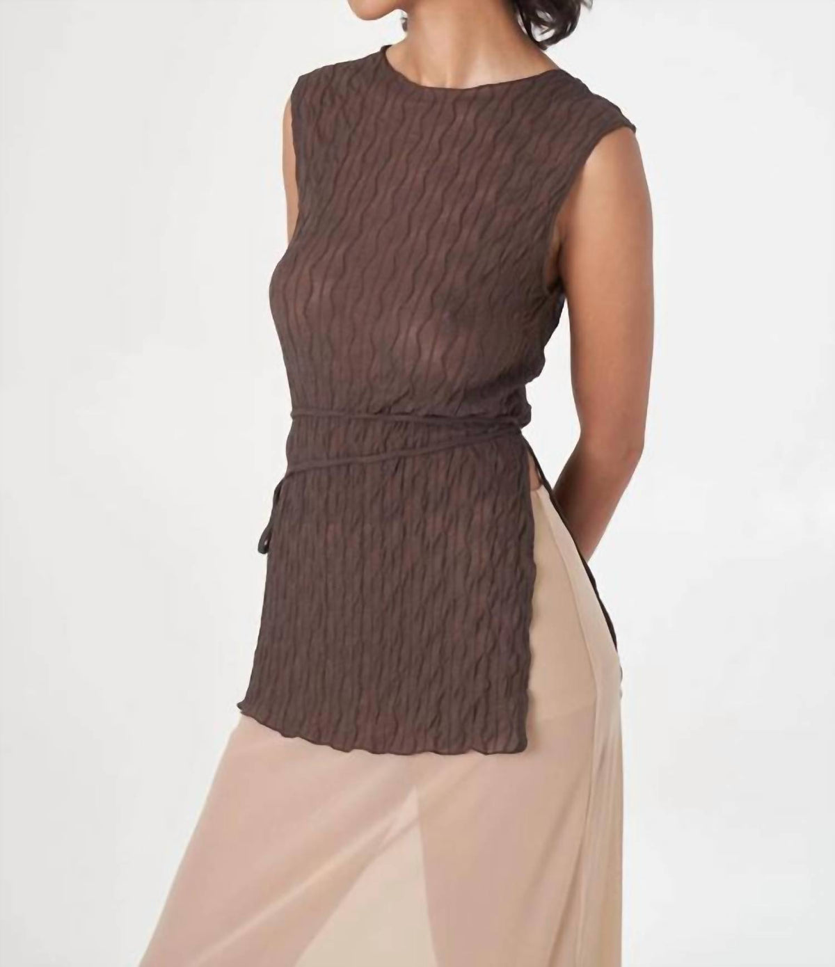 Find Me Now - Women's Second Skin Ruched Ross Tunic Top
