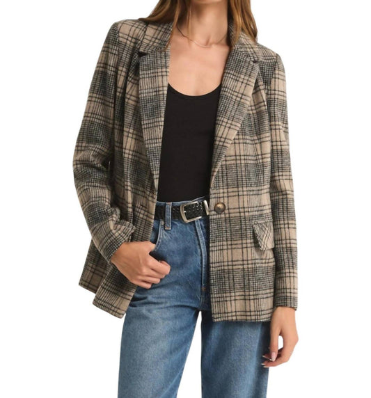 Z Supply - Kingston Relaxed Plaid Blazer