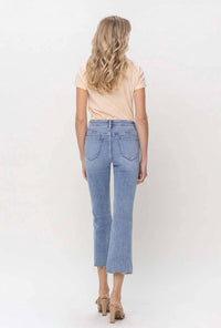 Vervet By Flying Monkey - Julia Kick Flare Front Pocket Denim Jeans