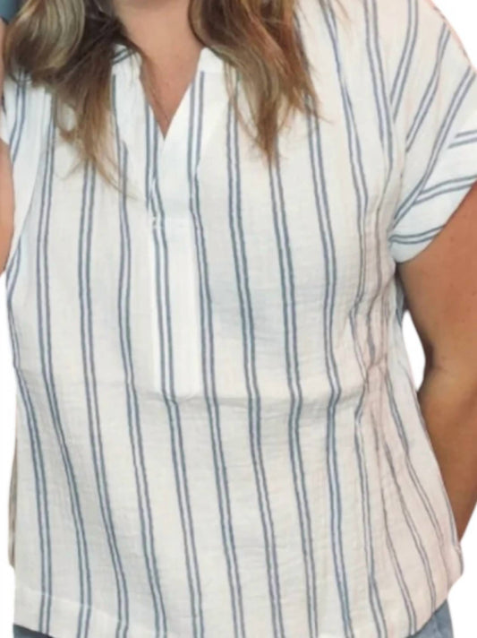 Downeast - Teagan Stripe Top
