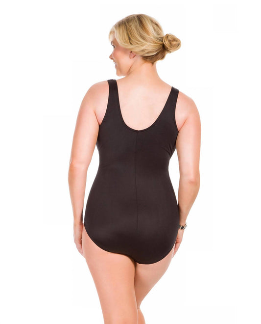 Miraclesuit - Oceanus Surplice One Piece Swimsuit - Plus Size