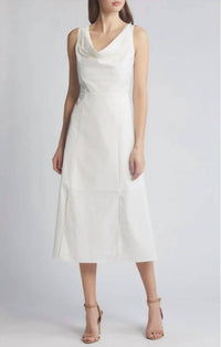 Du Paradis - Cowl Neck Midi Dress