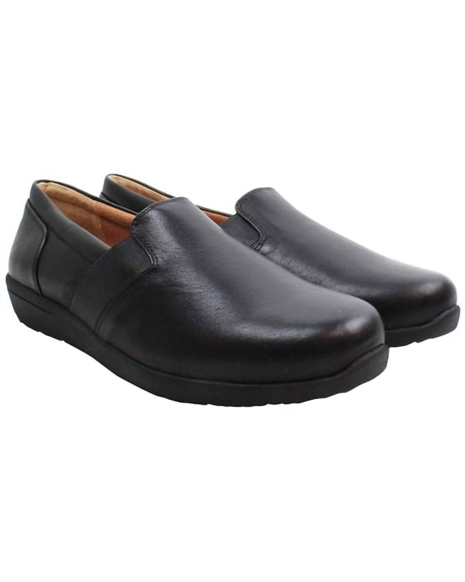 Vionic - Women's Gianna Leather Lip-on Loafer