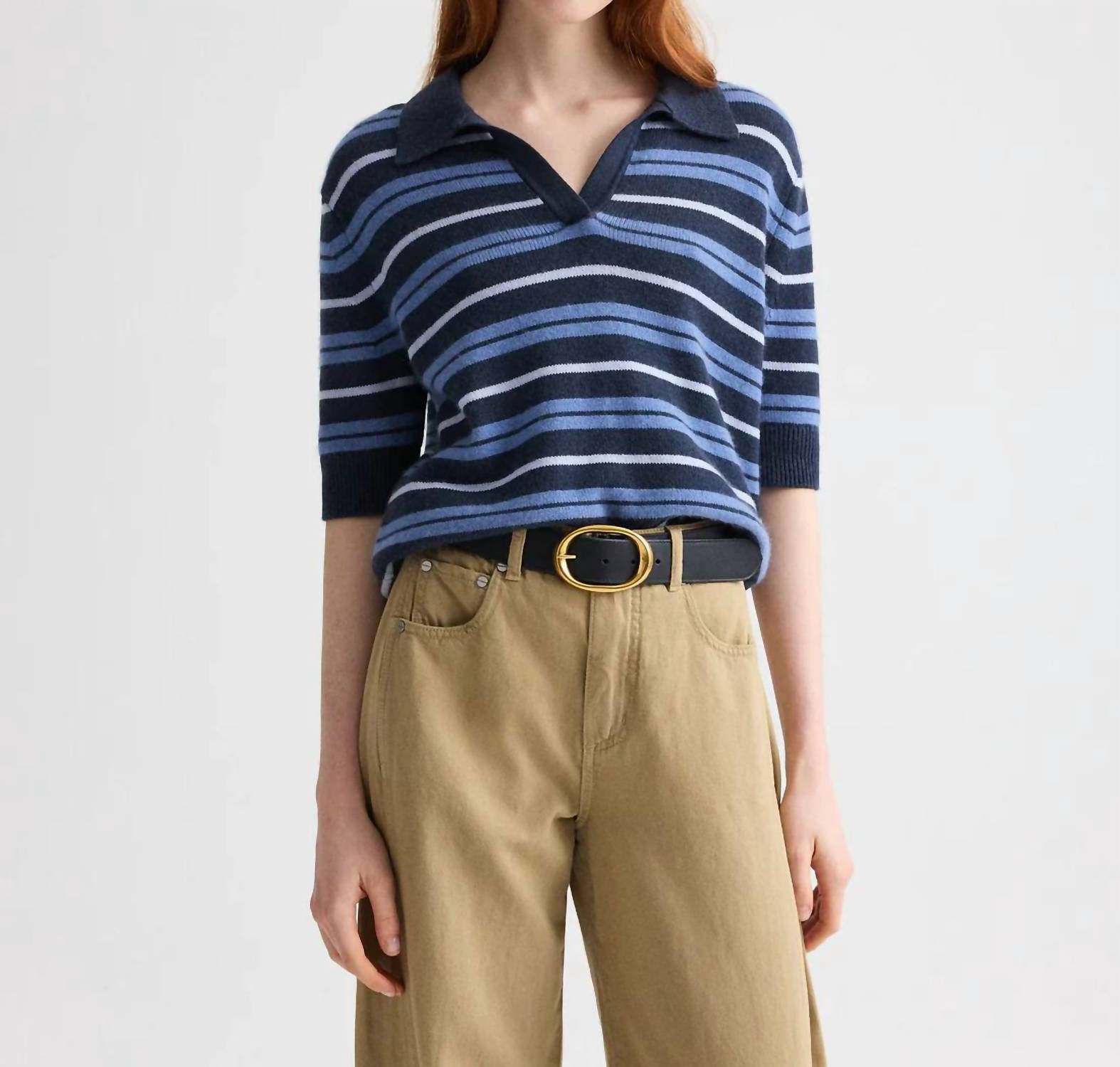 Twp - Slightly Oversized Polo Sweater