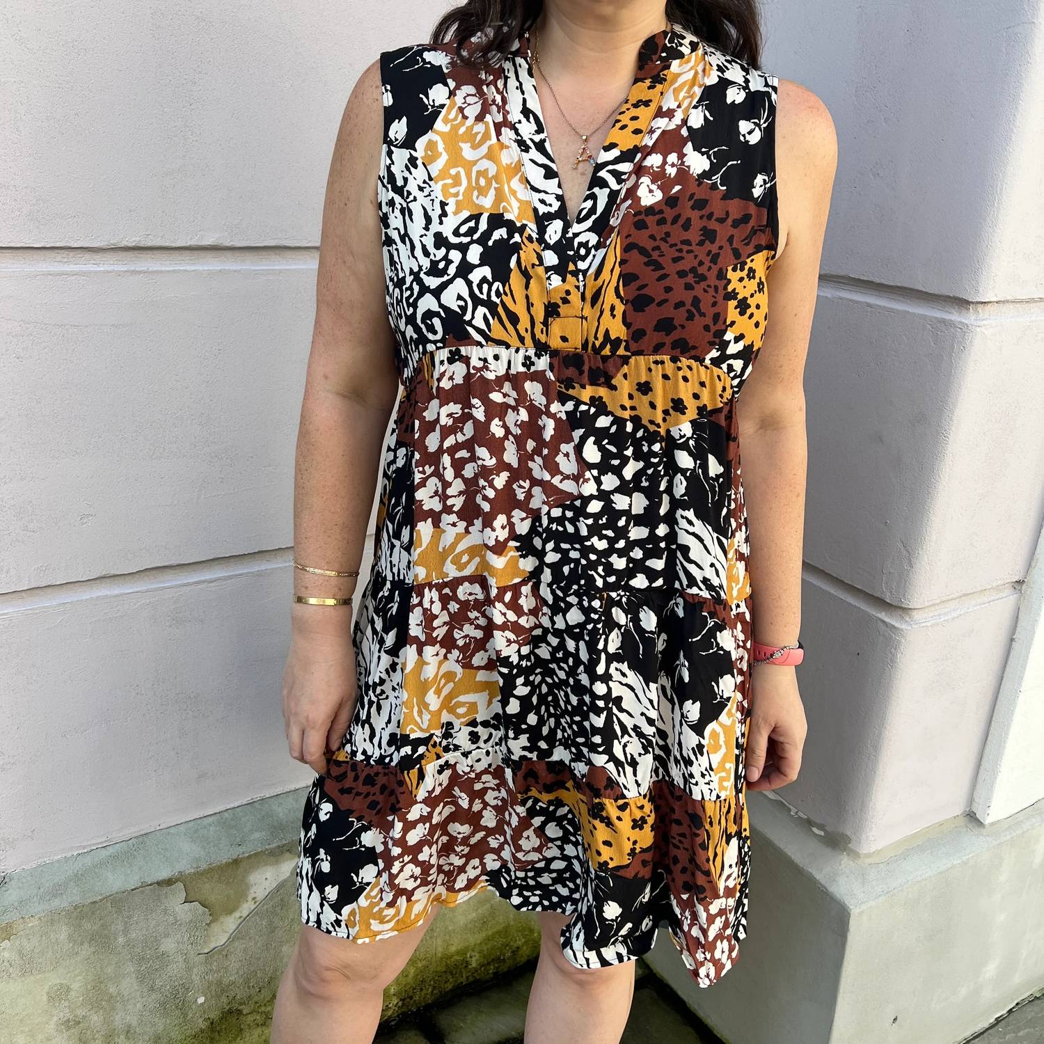 Apricot - Marocaine Aline Dress