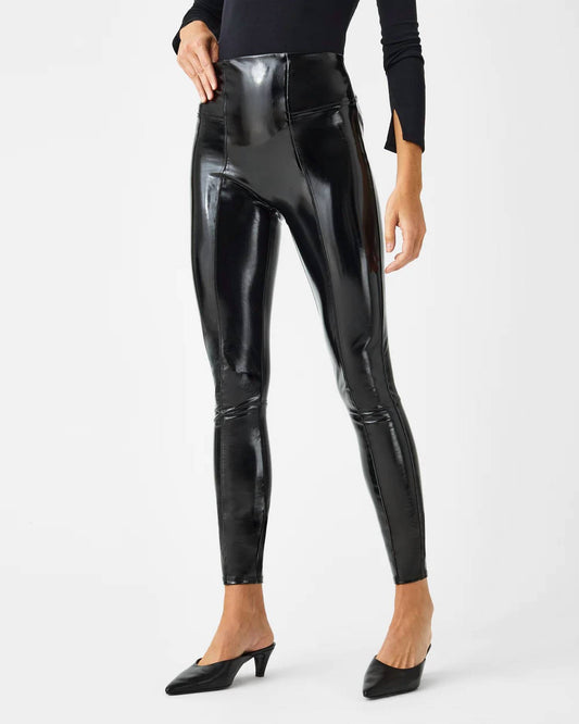 Spanx - Faux Patent Leather Legging Pants