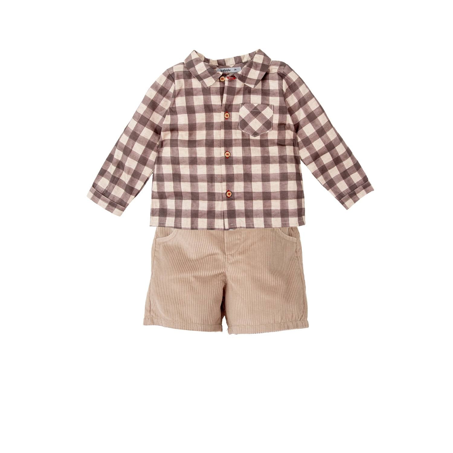 Babidu - Boy's Alamo Shorts Set