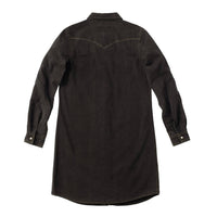 Madison Creek Outfitters Savannah Denim Shirt Dress in black - women's dress - view 4