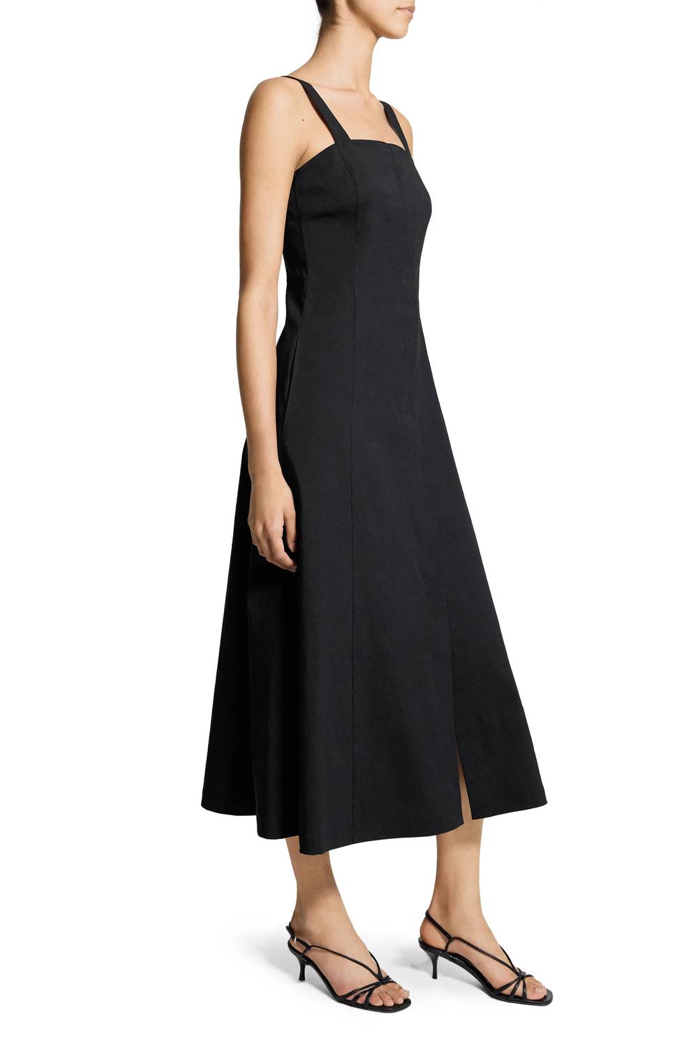 Theory - Square Neck Midi Dress