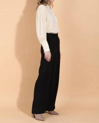 Jessie Liu - Silk Velvet Blouse