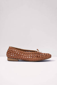 Seychelles - Women's Flagstaff Woven Leather Flat Shoes