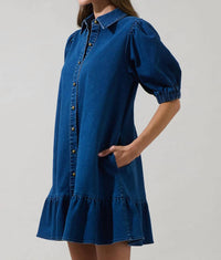 Sugarlips - Jamie Denim Button Down Dress