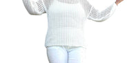 Made In Italy - Breezy Crochet V-Neck Top