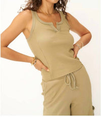 Project Social T - Reilley Notch Neck Rib Tank