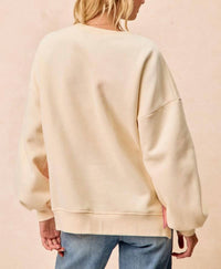 Bibi - Merry Bow Fleece Sweatshirt
