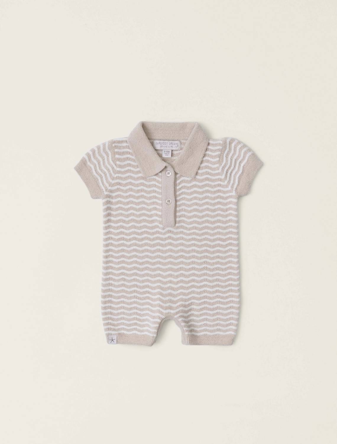 Barefoot Dreams - Baby's Cozychic Ultra Lite Wavy Onesie