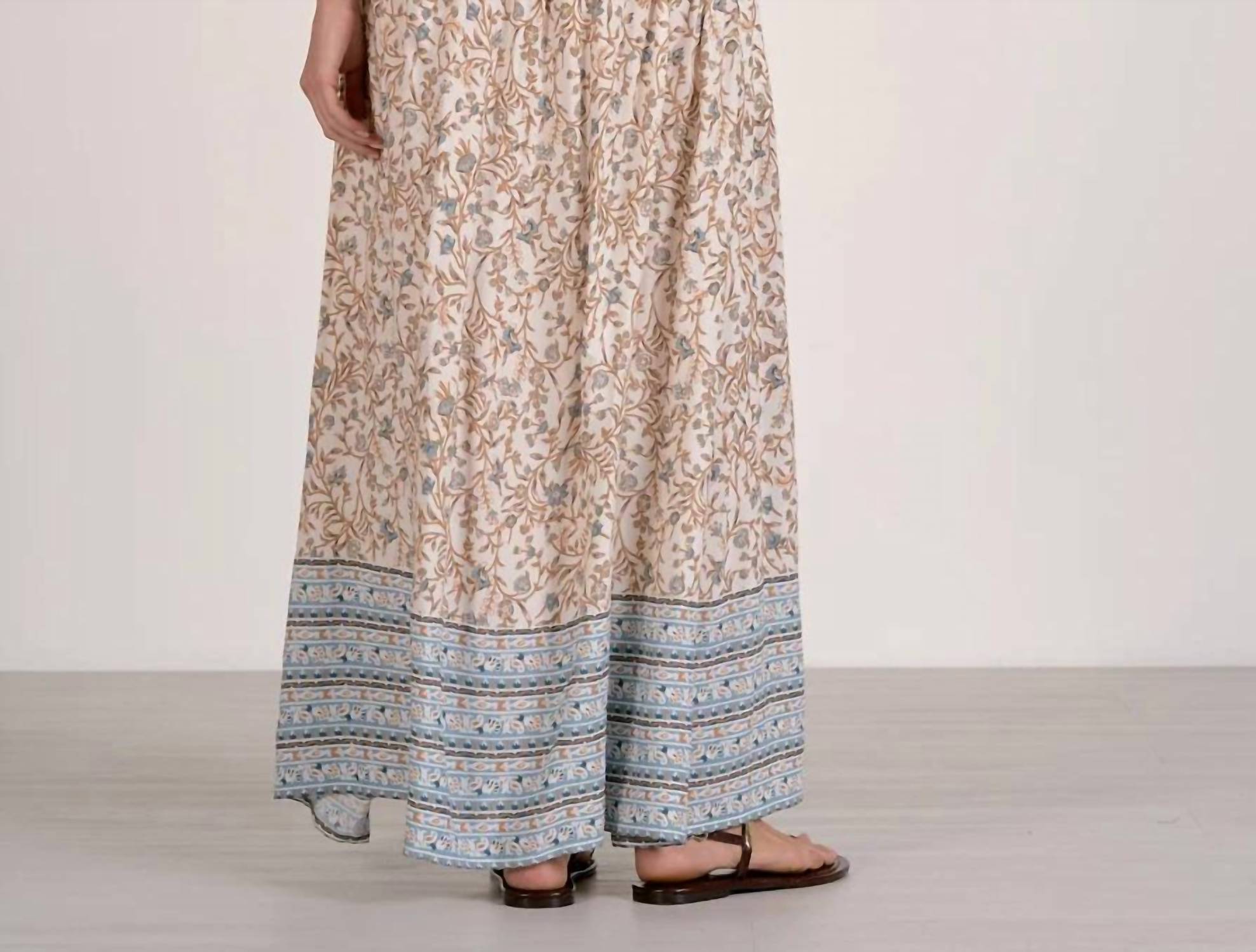 Elan - Drawstring Maxi Skirt
