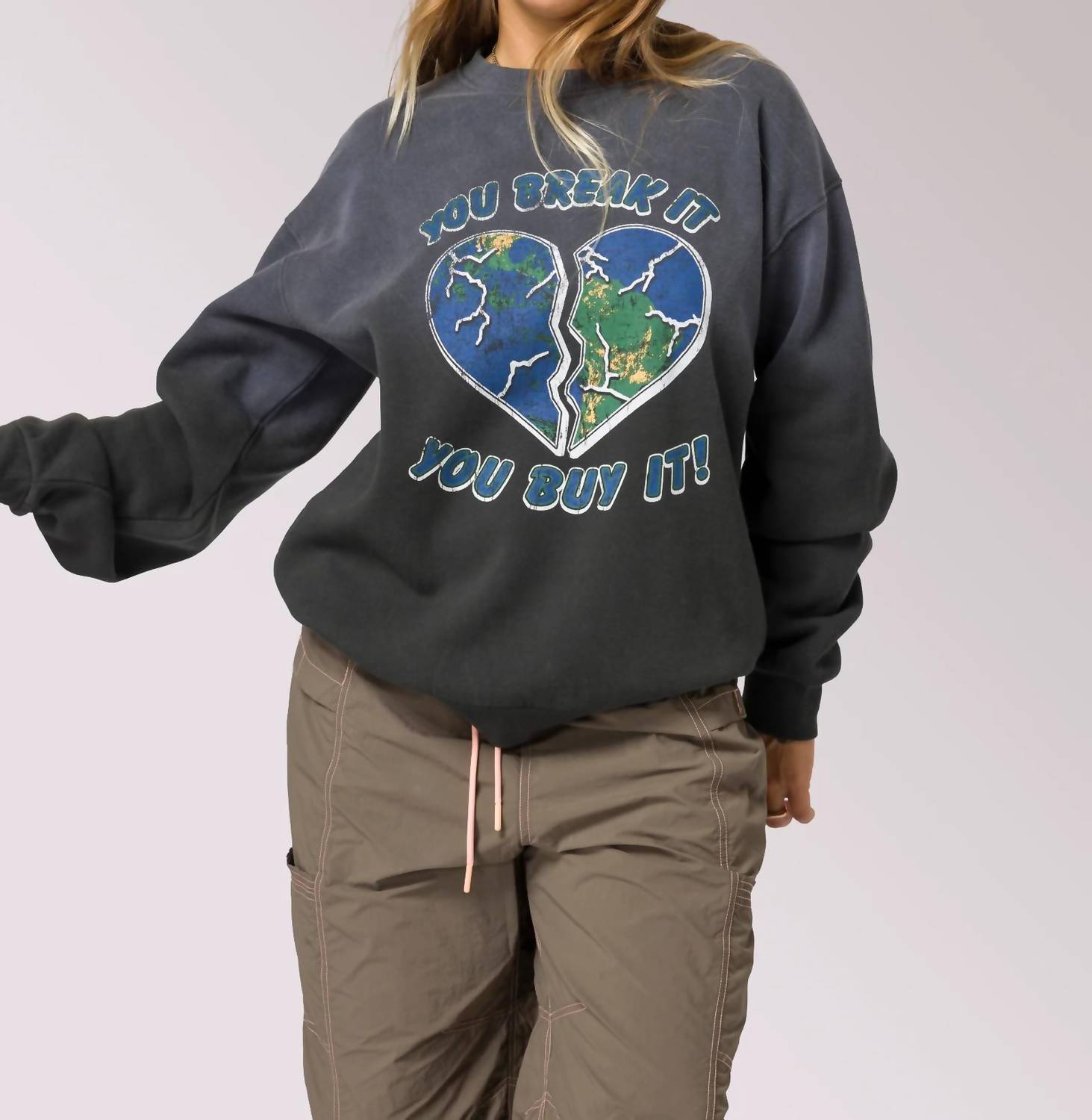 Parks Project - Unisex You Break It Crew Sweatshirt