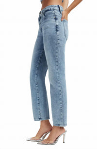 Good American - Classic High Waist Straight Leg Jeans