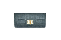Bc Handbags - Women's Bamboo Buckle Clutch Bag