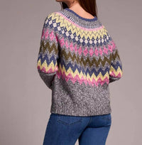 Tribal - Intarsia Crewneck Sweater
