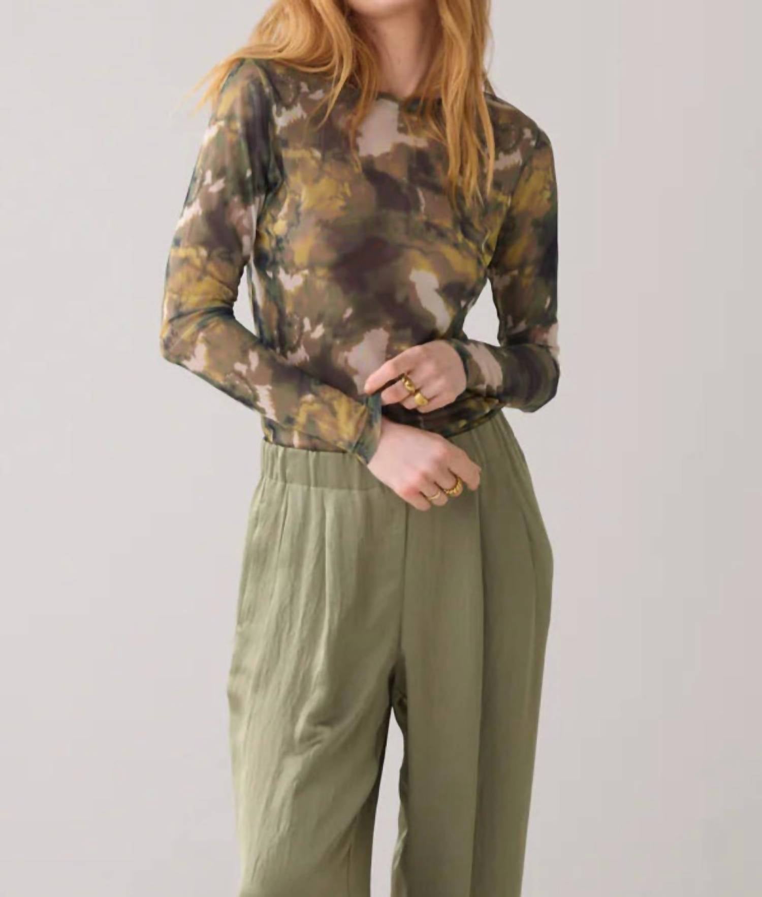 Summum - Faded Print Top