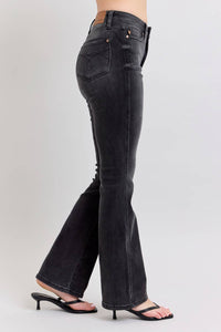 Judy Blue High Waisted Tummy Control Jeans in black - women's jeans - alternate view