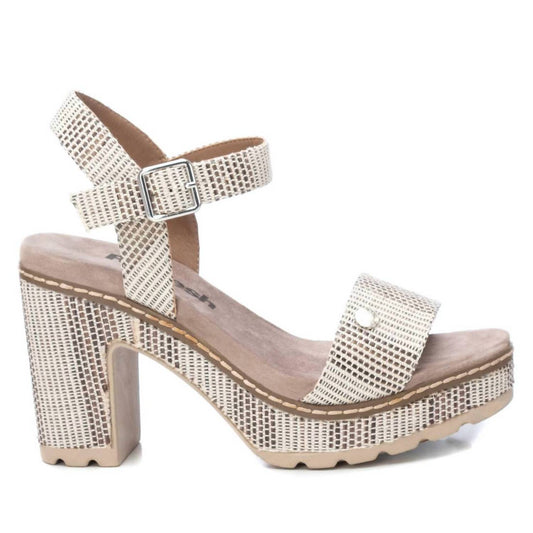 Xti - WOMEN'S HEELED PLATFORM SANDALS