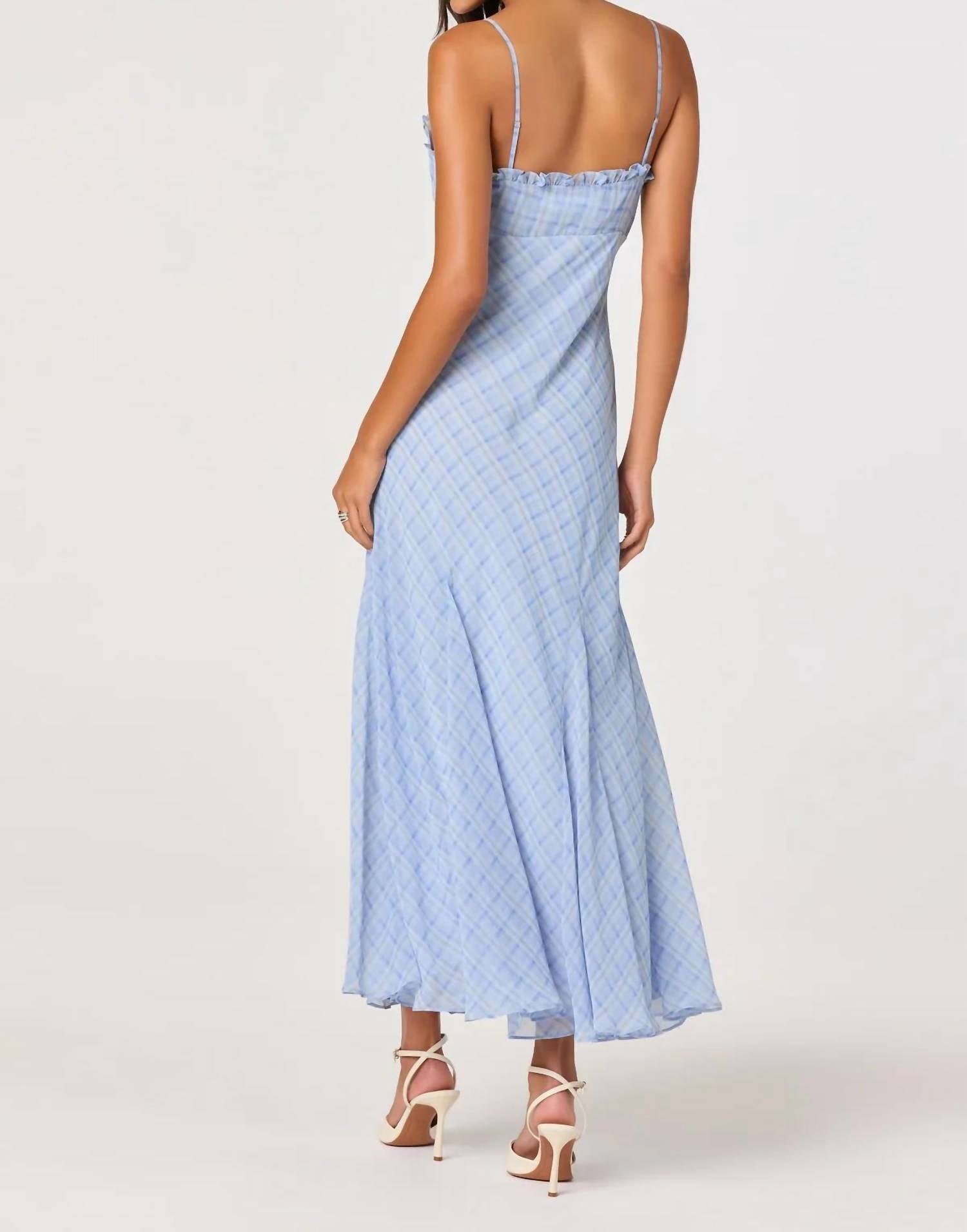 Astr - Maeryn Ruffle Trim Maxi Dress