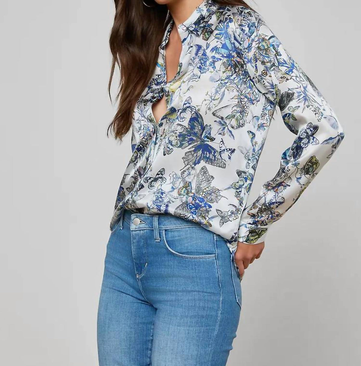 L'Agence - Tyler Silk Blouse