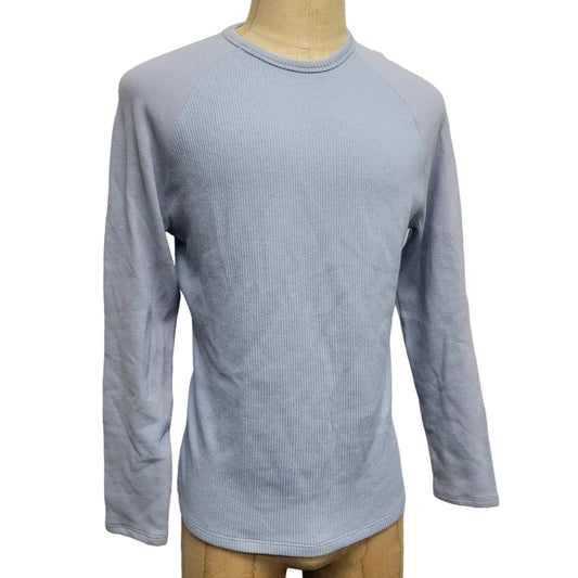 Vince - Men's Ribbed Thermal Crewneck Long-sleeve T-shirt