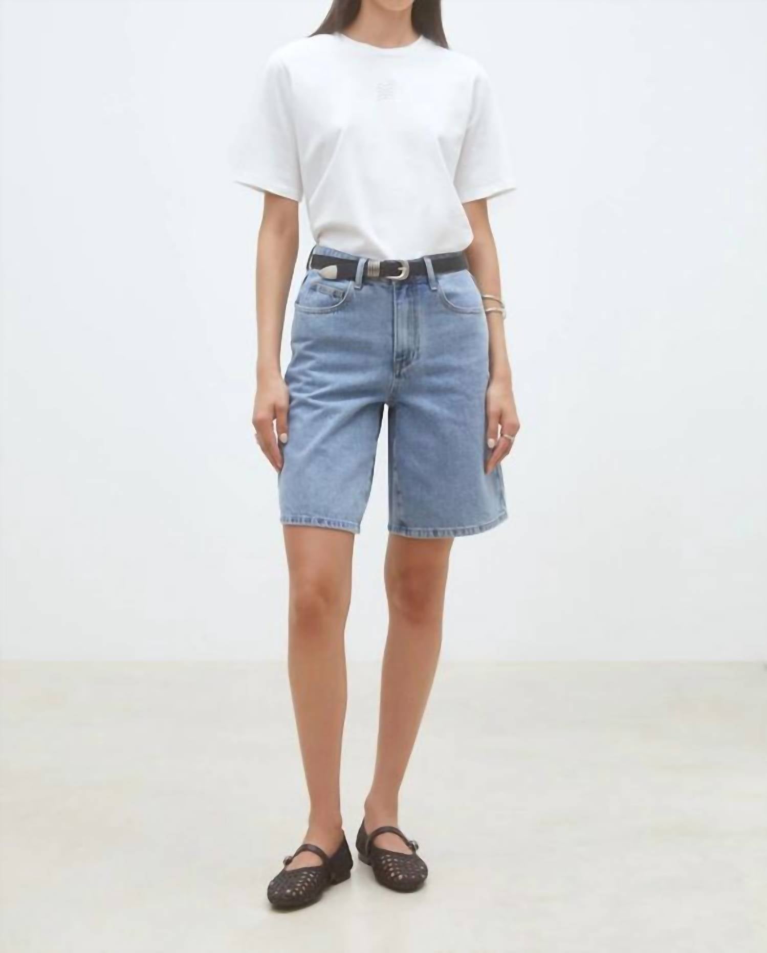 Suncoo - Maroz Plain Tee-shirt With Embroidered Logo