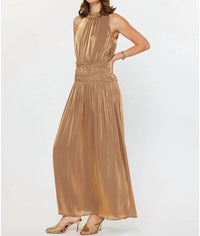 Current Air - Metallic Sleeveless Maxi Dress