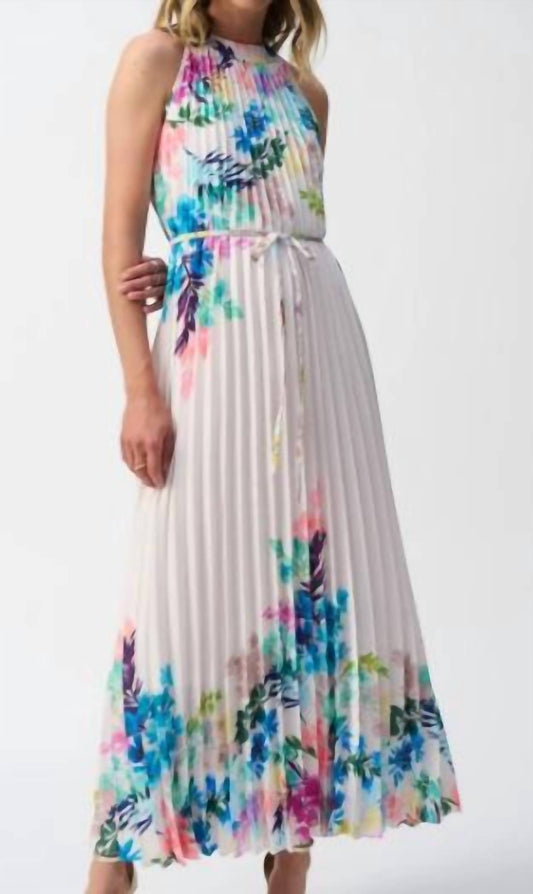 Joseph Ribkoff - White Floral Dress