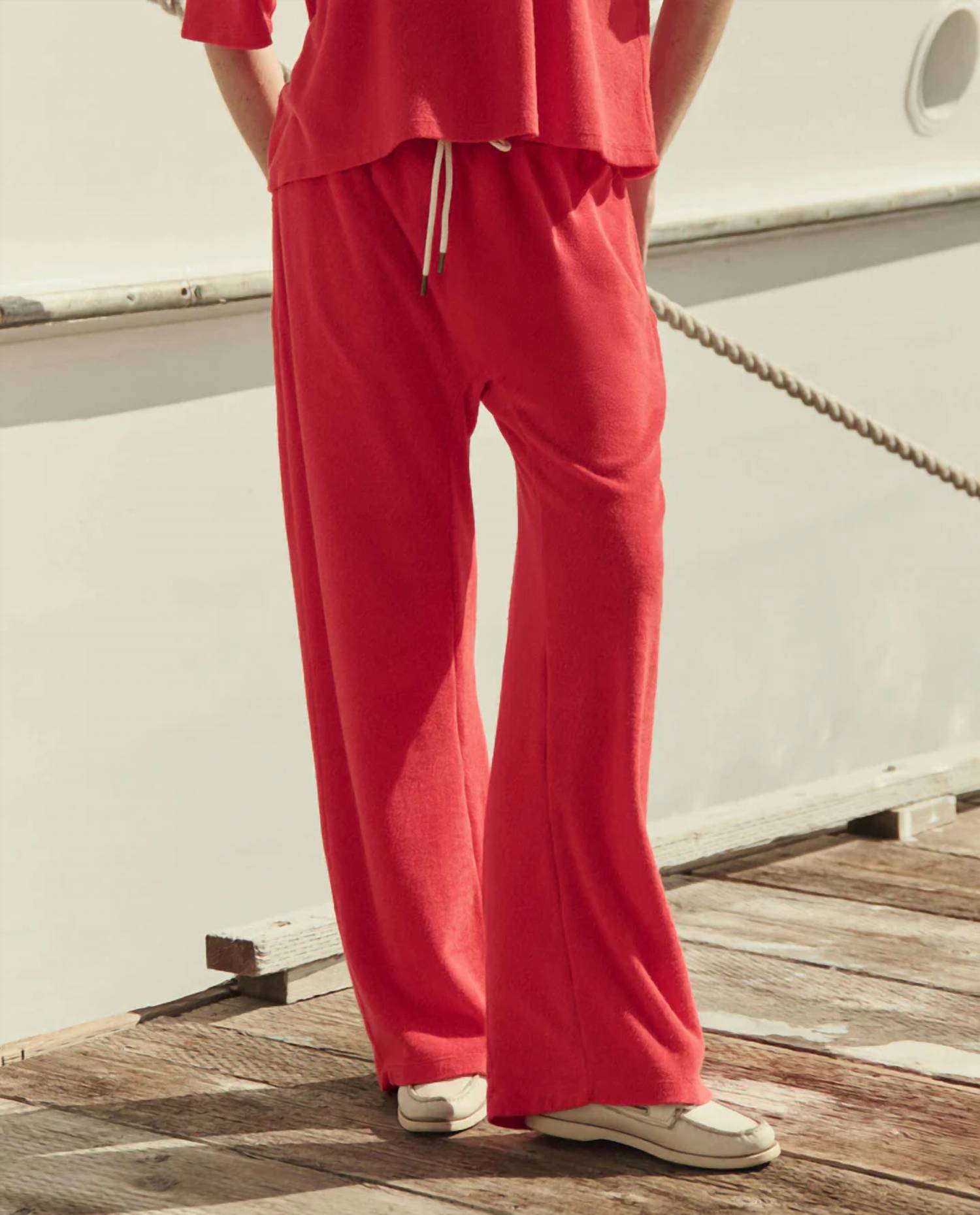 The Great. - The Micro Terry Horseshoe Sweatpant