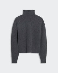 Guest In Residence - Cropped Ribbed Turtleneck Sweater