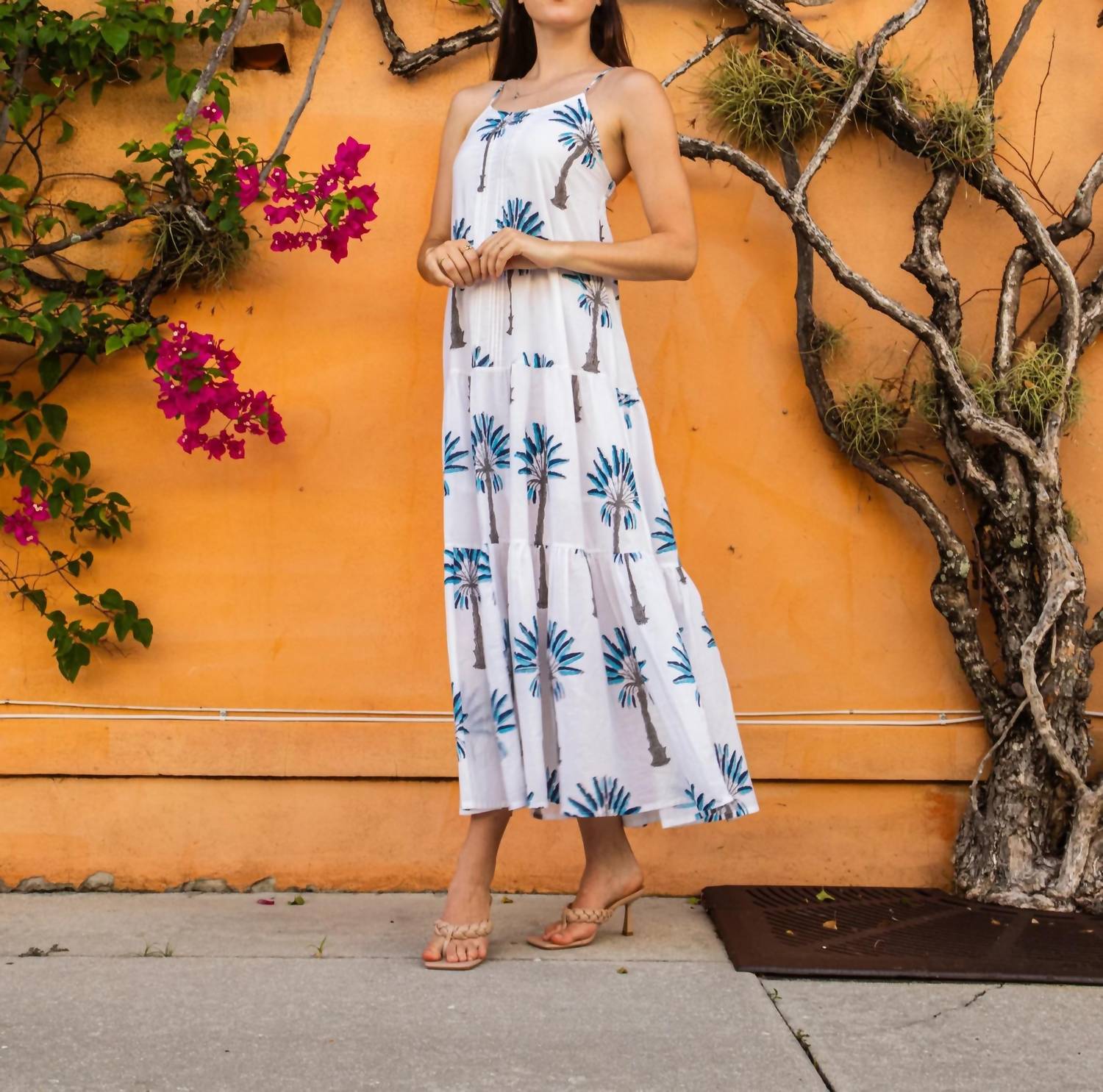 Pick Happy - Women's Pintuck Maxi Dress