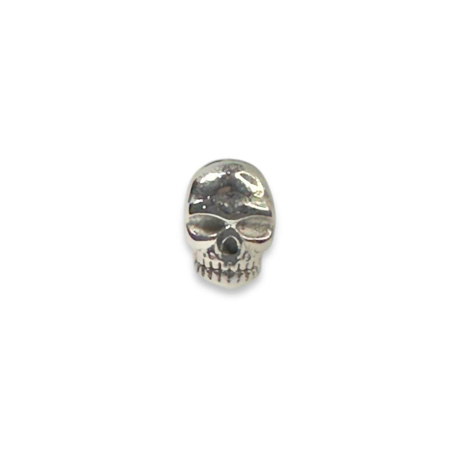 Jagged Halo Jewelry - Women's Micro Skull Stud Earrings