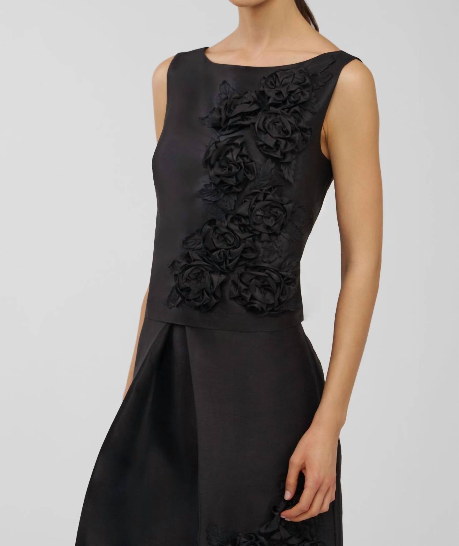 Kay Unger - Anita Floral Applique Top