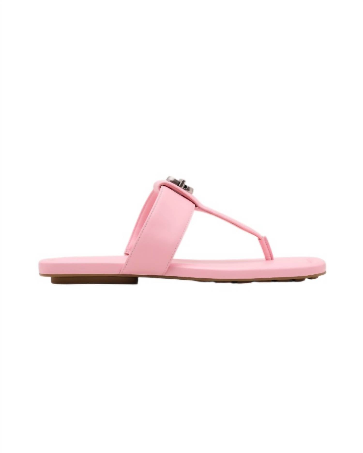 Marc Jacobs Women's The Dual T Sandals in pink - women's sandal - detail view